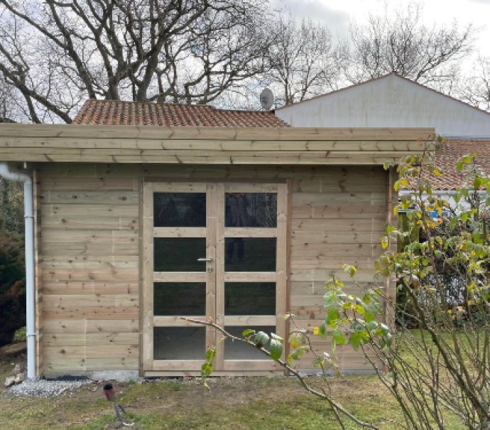 Abri de jardin en bois Toit Terrasse